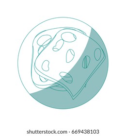 dish with food icon