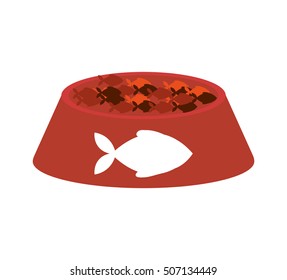 dish food mascot isolated icon vector illustration design