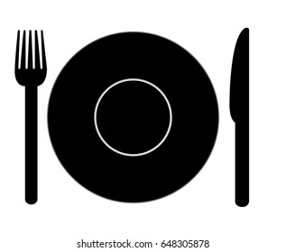 Dish with fork and knife isolated icon - Illustration
Crockery, Dinner, Eating, Eating Utensil, Equipment