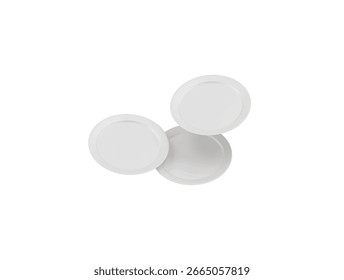 dish icon 3d illustration render