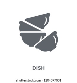 Dish icon. Dish design concept from Restaurant collection. Simple element vector illustration on white background.