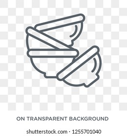 Dish icon. Dish design concept from Restaurant collection. Simple element vector illustration on transparent background.
