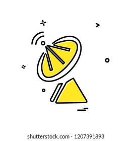 Dish icon design vector