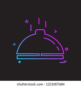 Dish icon design vector