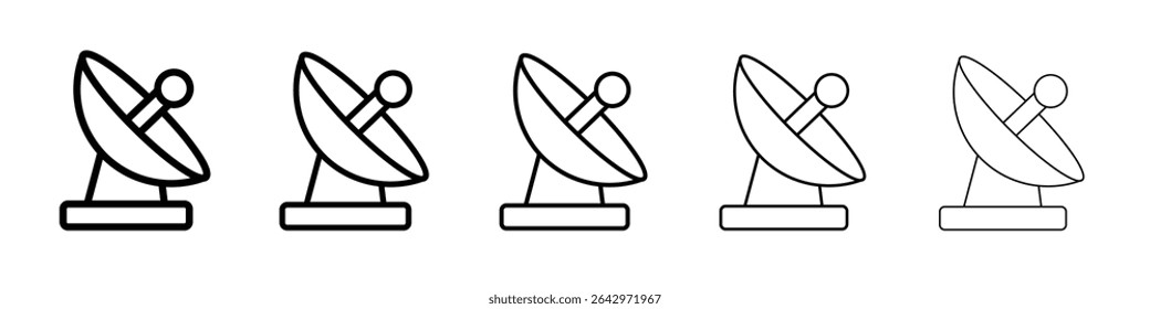 Icono de plato Diseño plano sobre fondo aislado