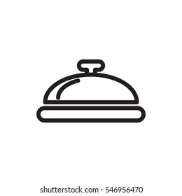 dish icon illustration isolated vector sign symbol