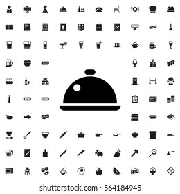dish icon illustration isolated vector sign symbol