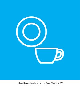 dish icon illustration isolated vector sign symbol