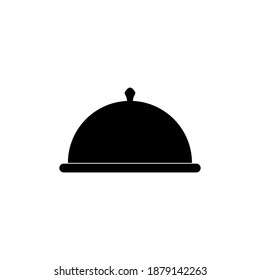 Dish icon isolated on white background. Vector illustration