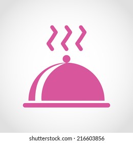 Dish Icon Isolated on White Background