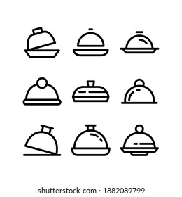 dish icon or logo isolated sign symbol vector illustration - Collection of high quality black style vector icons
