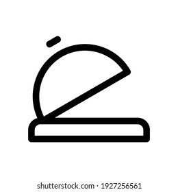dish icon or logo isolated sign symbol vector illustration - high quality black style vector icons

