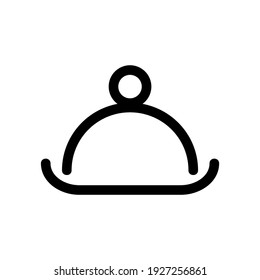 dish icon or logo isolated sign symbol vector illustration - high quality black style vector icons
