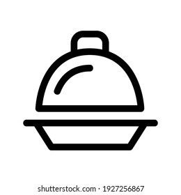 dish icon or logo isolated sign symbol vector illustration - high quality black style vector icons
