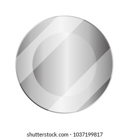 dish icon over white background colorful design vector illustration