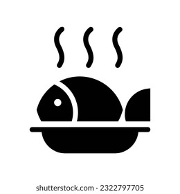 dish icon simple design logo