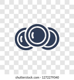 Dish icon. Trendy Dish logo concept on transparent background from Hotel and Restaurant collection