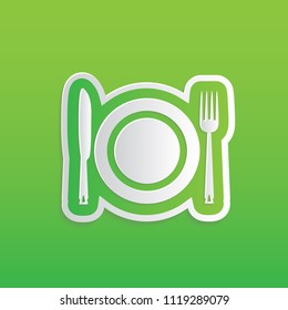 Dish icon vector design
