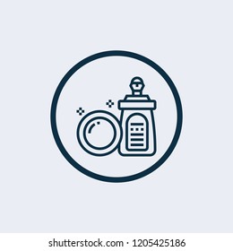 Dish icon. Vector illustration