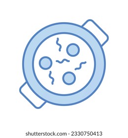 Icono de Dish, ilustración de Vector Stock.