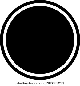 Dish illustration in flat, black and white minimal style