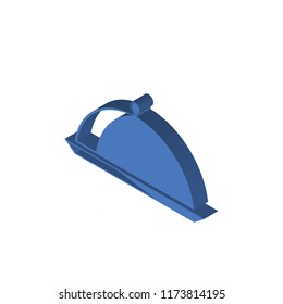 Dish isometric left top view 3D icon