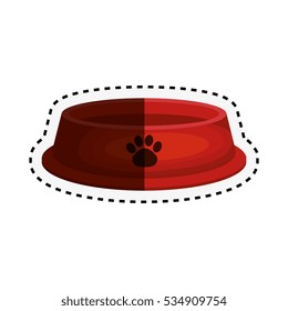 dish mascot isolated icon