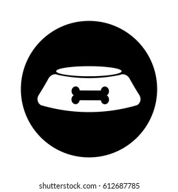 dish mascot isolated icon