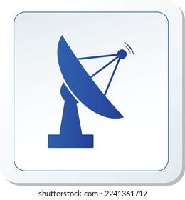 Dish Network Icon Vector Graphic Illustration