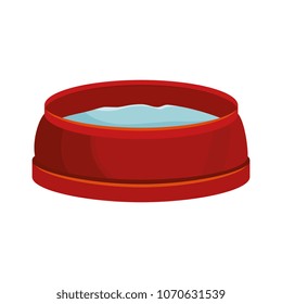 dish pet isolated icon