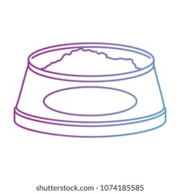 dish pet isolated icon