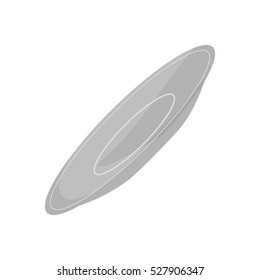 dish plate crockery icon vector illustration graphic design