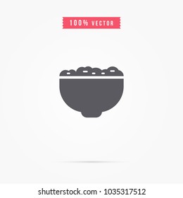 Dish with rice icon