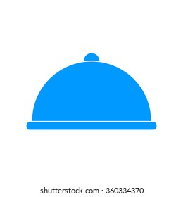 Dish served. eps 10 vector composition illustration