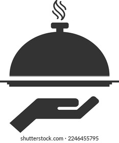 El desayuno se sirve en un restaurante con servicio