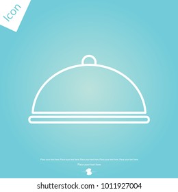 Dish service line icon