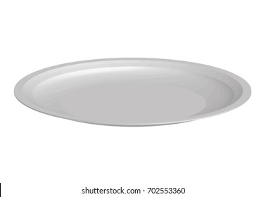 The dish in a simple way on a white background.