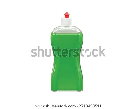 Dish Soap Bottle icon 3d rendering illustration