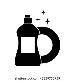 dish soap detergent icon vector 