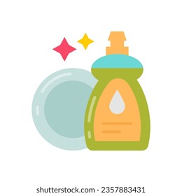 Dish Soap Symbol in Vektorgrafik. Illustration