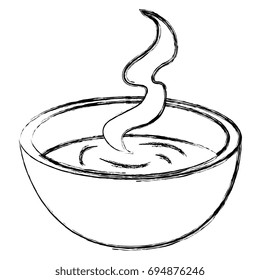 dish with soup icon