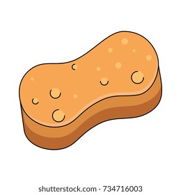 dish sponge isolated icon