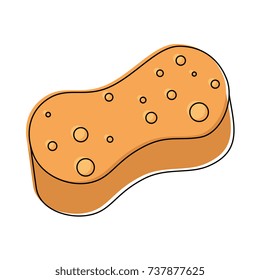 dish sponge isolated icon