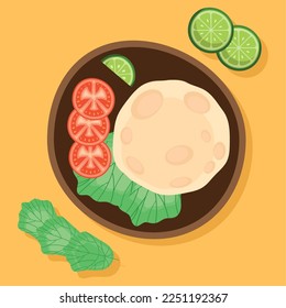 dish with tortilla and vegetables food