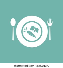 Dish with useful food