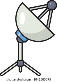 icono de línea de color vectorial de plato 