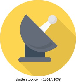 icono de color plano vectorial de plato