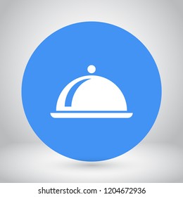 dish vector icon 10 eps
