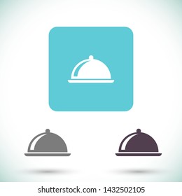 dish vector icon 10 eps , Lorem ipsum Flat design