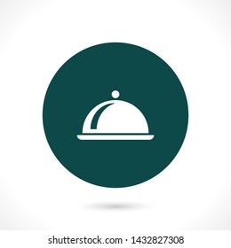 dish vector icon 10 eps , Lorem ipsum Flat design